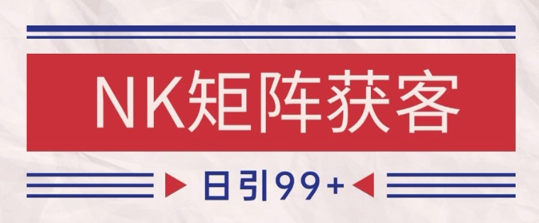 小红书某音NK赛道引流获客 自热矩阵日引200+【揭秘】网赚项目-副业赚钱-互联网创业-资源整合猫猫网创库