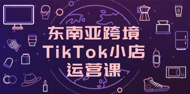 东南亚跨境TikTok小店运营课，掌握店铺设置与流量转化核心技巧网赚项目-副业赚钱-互联网创业-资源整合猫猫网创库