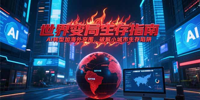 付费文章《世界变局生存指南，AI转型加海外突围，破解小城市生存陷阱》网赚项目-副业赚钱-互联网创业-资源整合猫猫网创库
