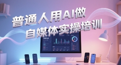 普通一个人用AI做自媒体，助你轻松开启AI自媒体创作之路网赚项目-副业赚钱-互联网创业-资源整合猫猫网创库