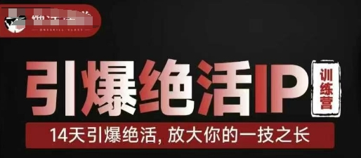 引爆绝活IP训练营，14天引爆绝活，放大你的一技之长网赚项目-副业赚钱-互联网创业-资源整合猫猫网创库